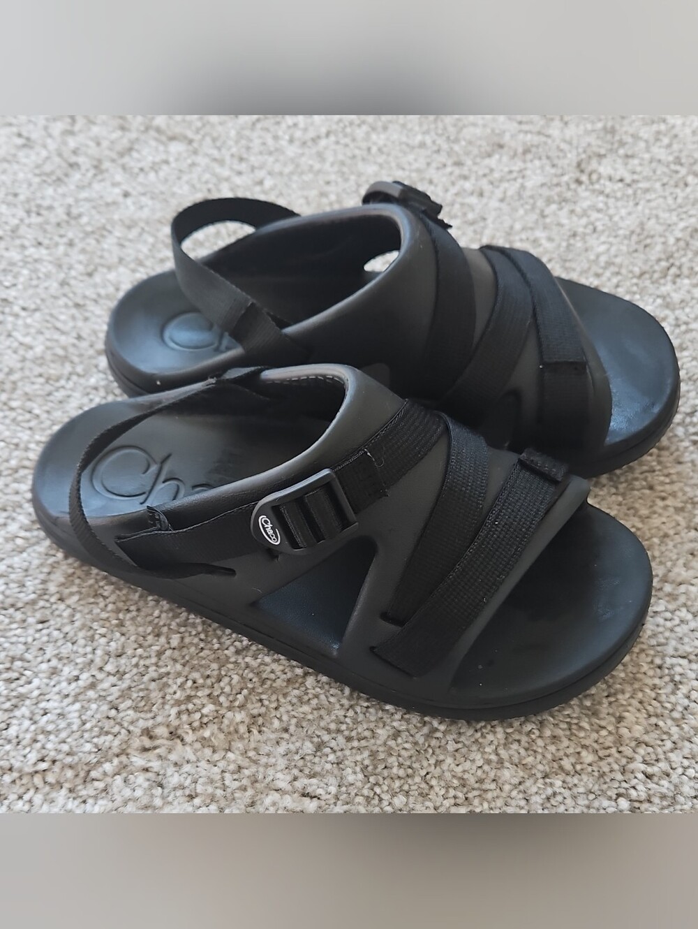 Chaco Kids' Black Adventure Sandals